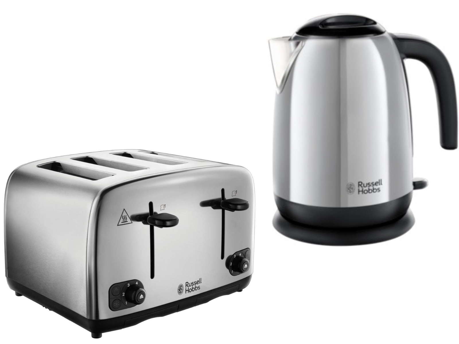 Slice Toaster Bundle Russell Hobbs Microwave Kettle And Toaster