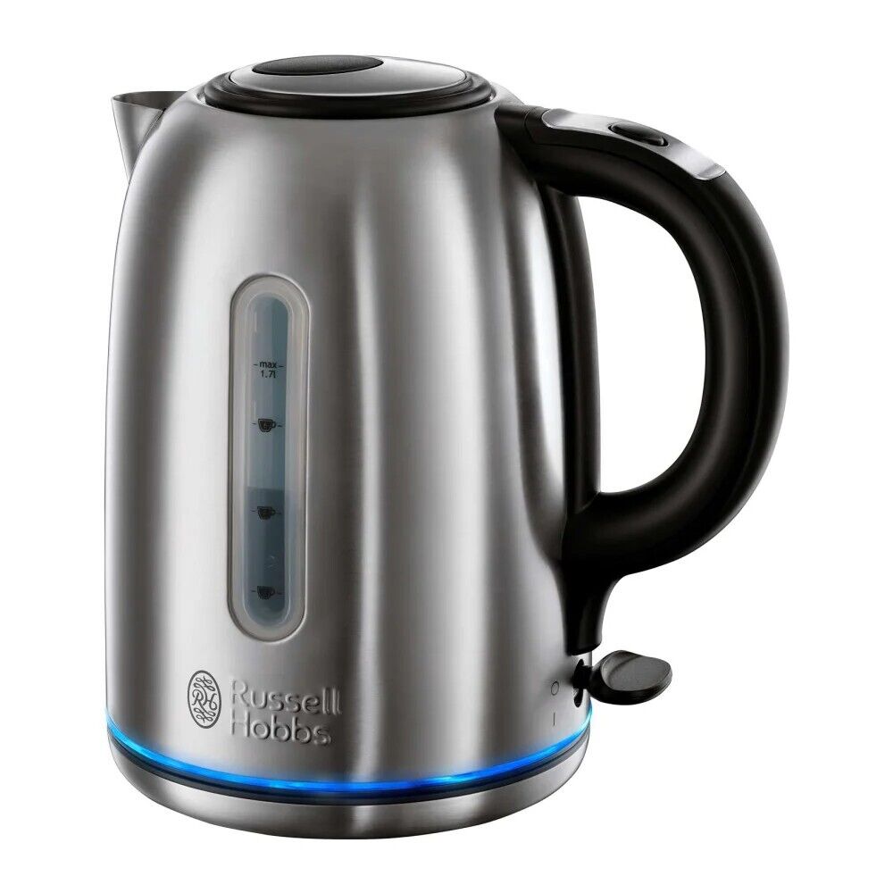 Russell Hobbs Buckingham Brushed Stainless Steel Quiet Boil 1.7L Kettle 20460