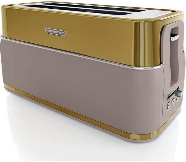 Morphy Richards Signature Opulent Gold 4 Slice Toaster 245743 | 2 Yr Guarantee