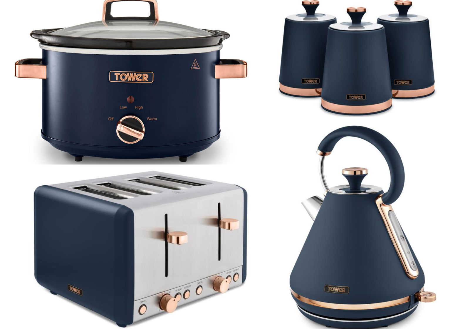 Cavaletto Pink And Rose Gold Kettle And Toaster Electric Kettle