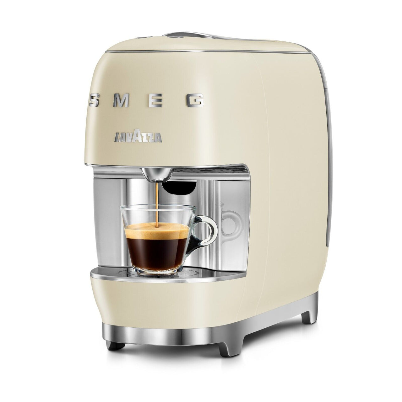 Smeg Lavazza Cream Ivory Espresso Pod Coffee Machine 18000462