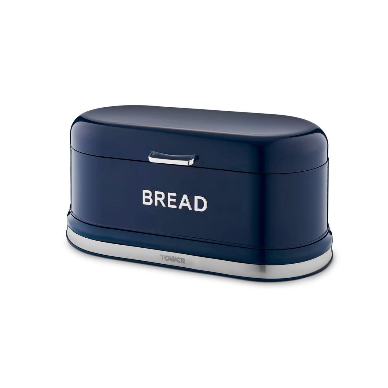 Tower Belle Bread Bin in Midnight Blue Stylish Kitchen Storage T826170MNB
