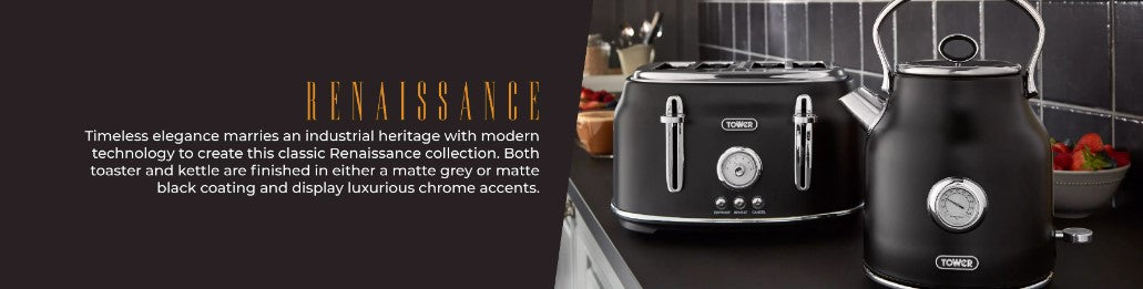 Tower Renaissance Kettles, Toasters & Microwaves