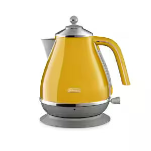De'Longhi Icona Capitals 1.7L Jug Kettle in New York Yellow KBOC3001.Y