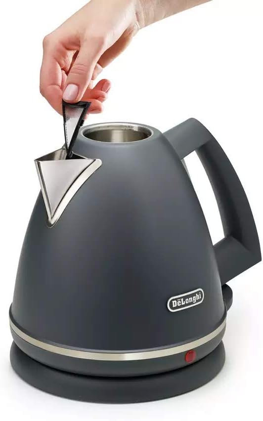 De'Longhi Argento Silva Grey 1.7L Kettle KBX3016.GY