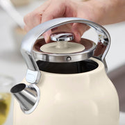 Swan Retro Revive Cream Stovetop Kettle 2 Slice Toaster Microwave Bundle Set7