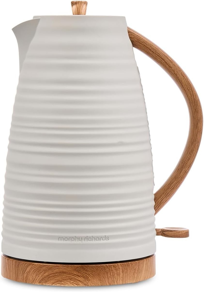 Morphy Richards Clay China White 1.7L 3KW Rapid Boil Jug Kettle 1031020