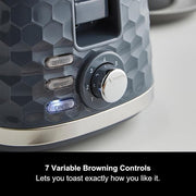 Morphy Richards Hive Grey 1.5L 3KW Kettle & 2 Slice Toaster Matching Set5