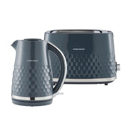 Morphy Richards Hive Grey 1.5L 3KW Kettle & 2 Slice Toaster Matching Set0