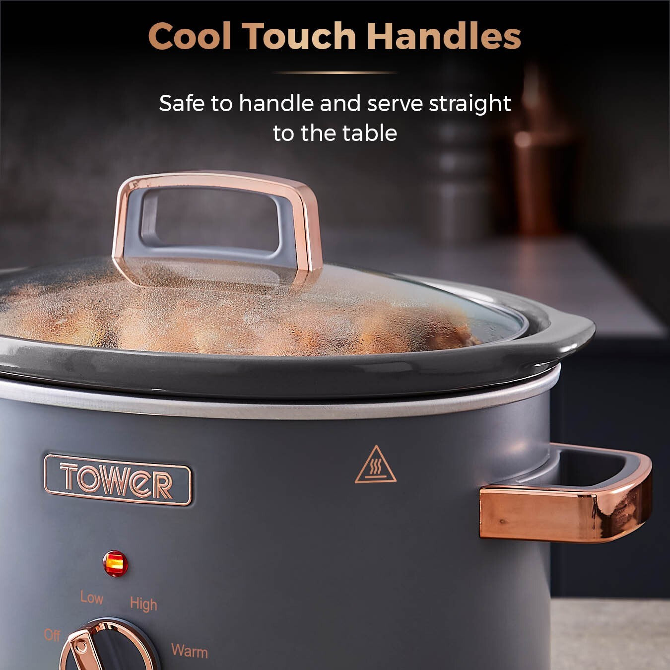 Tower Cavaletto Complete Kitchen Set of 15 Items Grey & Rose Gold 3 Yr Guarantee3