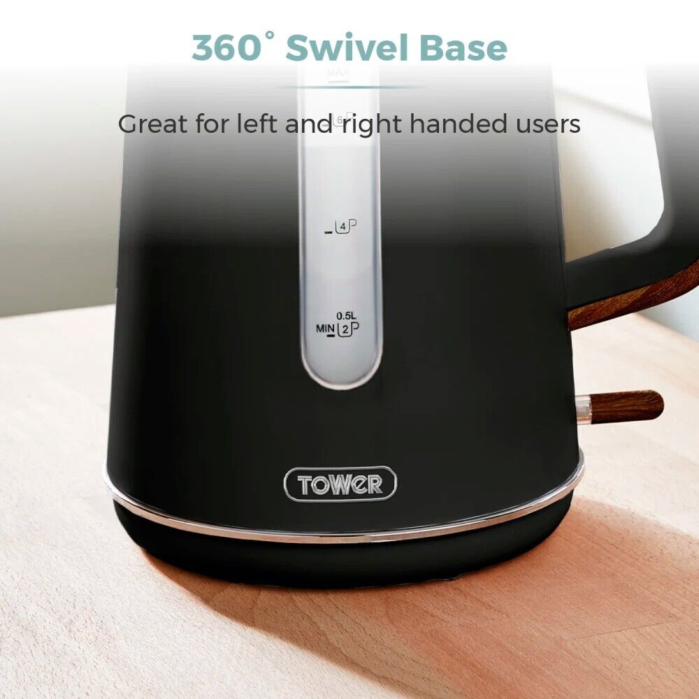 DodiOnline 3kW Rapid Boil Honeycomb Kettle Black