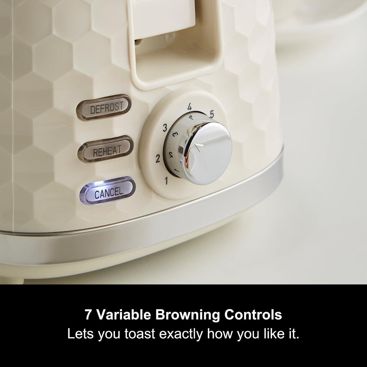Morphy Richards Hive Cream 1.5L 3KW Kettle & 2 Slice Toaster Matching Set5