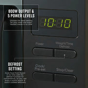 Swan Solace Black Kettle 2 Slice Toaster & 800W 20L Microwave Kitchen Set12