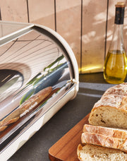 Morphy Richards Equip Bread Bin Cream Large 12L Capacity Kitchen Storage 8320014
