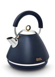 Morphy Richards Accents Navy & Gold 1.5L 3KW Pyramid Kettle 102045