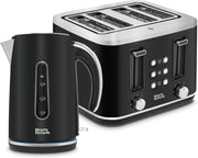 Morphy Richards Motive Black 1.7L Kettle & 4 Slice Toaster Matching Set0