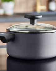 Morphy Richards Pan Set Grey Recycled Aluminium 5 Piece Cookware Set 8595037