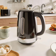 Morphy Richards Equip Black Kettle Toaster Breadbin & Canisters Kitchen Bundle6