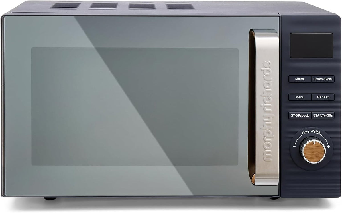 Morphy Richards Clay Flint Grey 20L 800W Digital Microwave 5120010