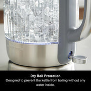 Morphy Richards Lantern Smoked Glass 1.5L 3KW Ribbed Jug Kettle4