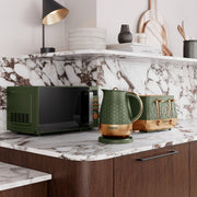 Morphy Richards Cassini Kettle Toaster Microwave Olivine Green Kitchen Bundle2