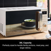 Morphy Richards Clay China White 20L 800W Digital Microwave1