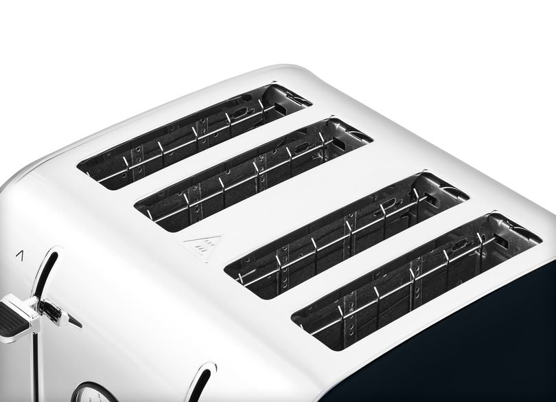 Morphy Richards Venture Retro Onyx Pyramid Kettle & 4 Slice Toaster in Black 100334 / 240334