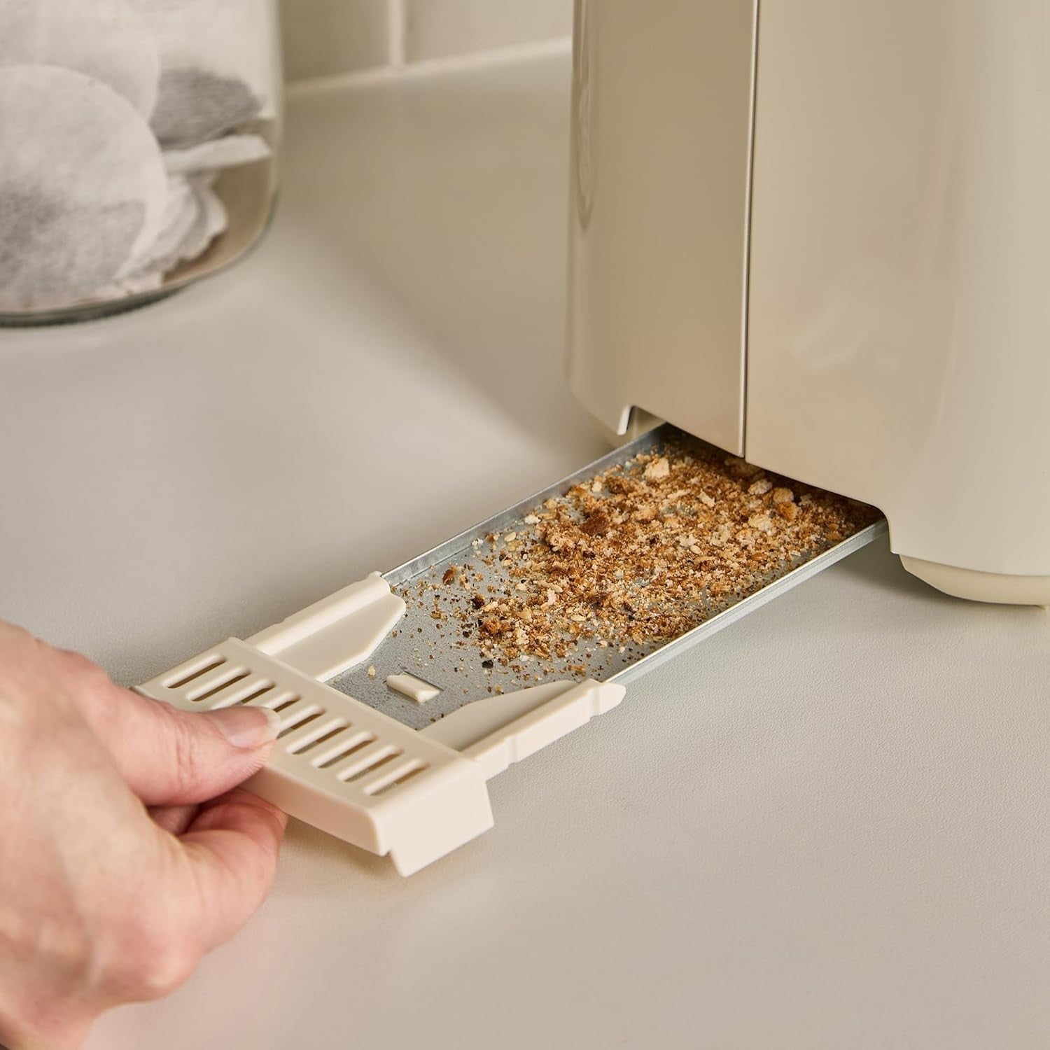 Morphy Richards Equip Cream Kettle Toaster Breadbin & Canisters Kitchen Bundle15