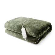 Morphy Richards EverCosy Electric Heated Throw Teddy Fleece Blanket Green Large0