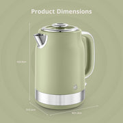 SWAN Retro Green Kettle Toaster Microwave Air Fryer Slow Cooker Kitchen Set21