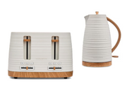 Morphy Richards Clay Range Kettle and 4 Slice Toaster in China White0