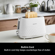 Morphy Richards Hive White 1.5L 3KW Kettle & 2 Slice Toaster Matching Set2
