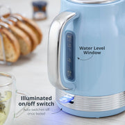 Swan Retro Revive Blue Jug Kettle 4 Slice Toaster Digital Microwave Kitchen Set8