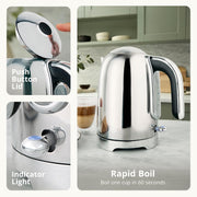 Swan Solace Stainlesss Steel 1.7L Kettle High Gloss Finish & Chrome Trim6