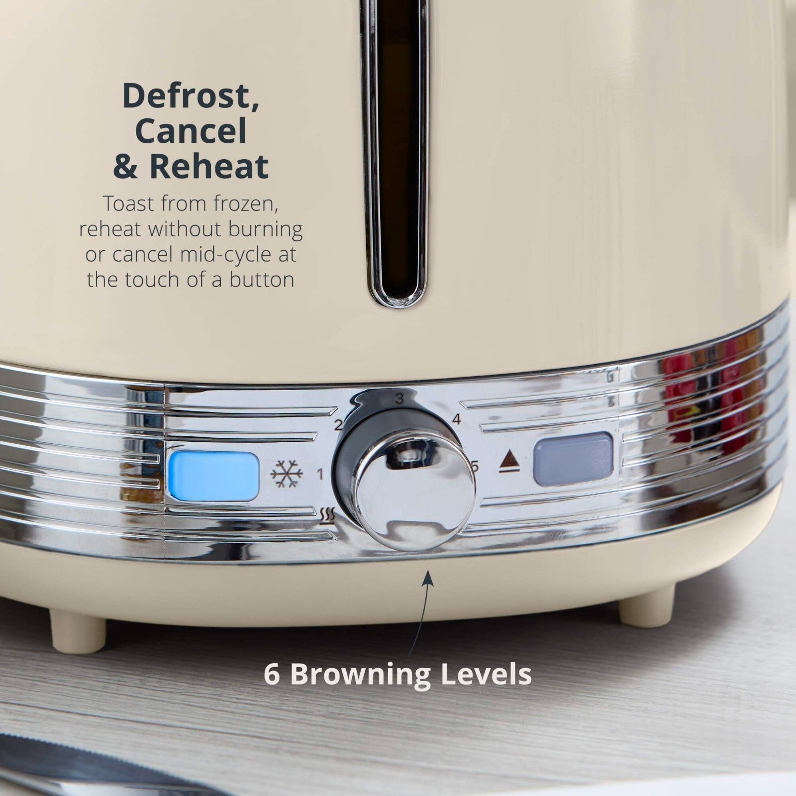Swan Retro Revive Cream Kettle Toaster & 4.5L Digital Air Fryer Kitchen Bundle8