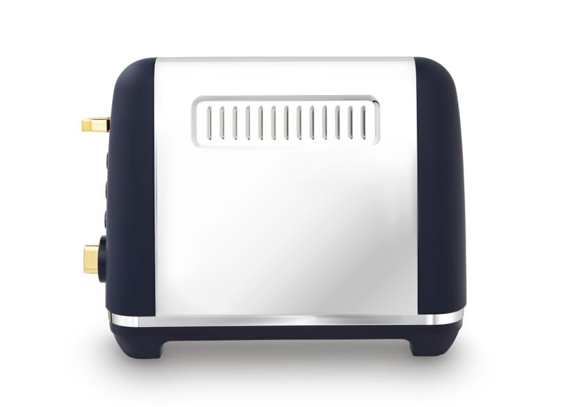 Morphy Richards Accents 4 Slice Toaster in Navy with Gold Accents - 242045