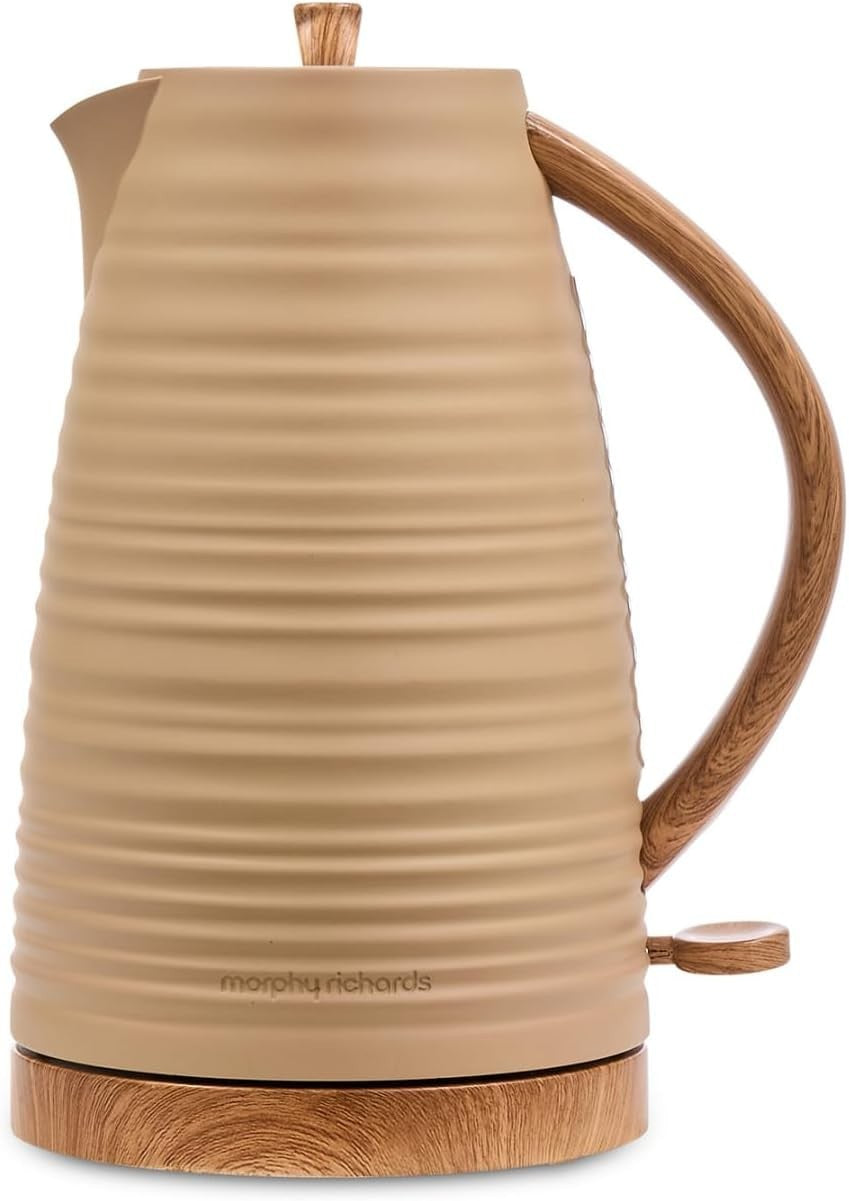 Morphy Richards Clay Felspar Brown 1.7L 3kW Rapid Boil Jug Kettle 1031000