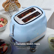 Swan Retro Blue Kitchen Set Kettle Toaster & 4.5L Digital Air Fryer Bundle Set5