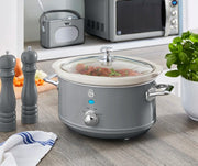 Swan Retro Revive Grey Kettle Toaster Air Fryer Microwave Slow Cooker Bundle Set5