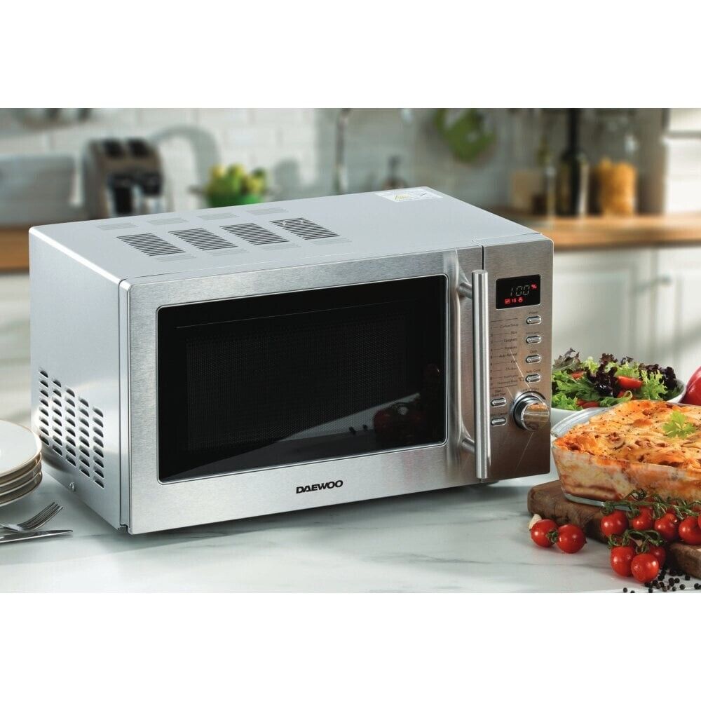 Daewoo 20L 700W Silver Microwave Oven With Grill & Auto-Cook Functions SDA2088GE