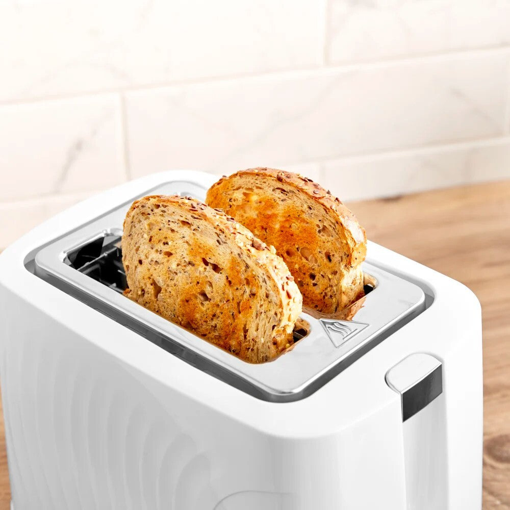 Tower Sonar White Kettle 2 Slice Toaster & 800W 20L Digital Microwave T24045WHT10