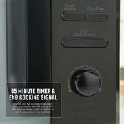 Swan Solace Black Kettle 2 Slice Toaster & 800W 20L Microwave Kitchen Set9