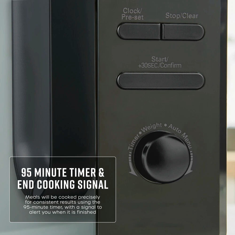 Swan Solace Black Kettle 2 Slice Toaster & 800W 20L Microwave Kitchen Set9