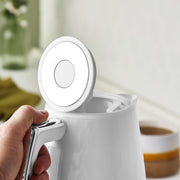 Swan Hexton White Kettle & 2 Slice Toaster Hexagonal Texture Chrome Accents10