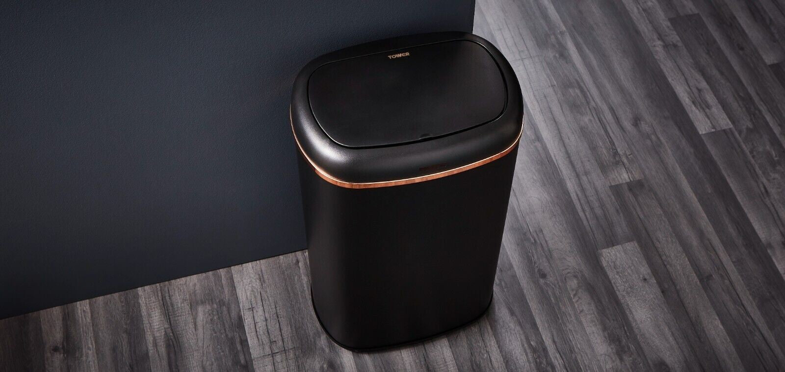 Tower Cavaletto Black Kettle Toaster Microwave Slow Cooker Sensor Bin & Storage10