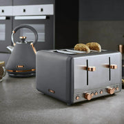 Tower Cavaletto Complete Kitchen Set of 15 Items Grey & Rose Gold 3 Yr Guarantee1