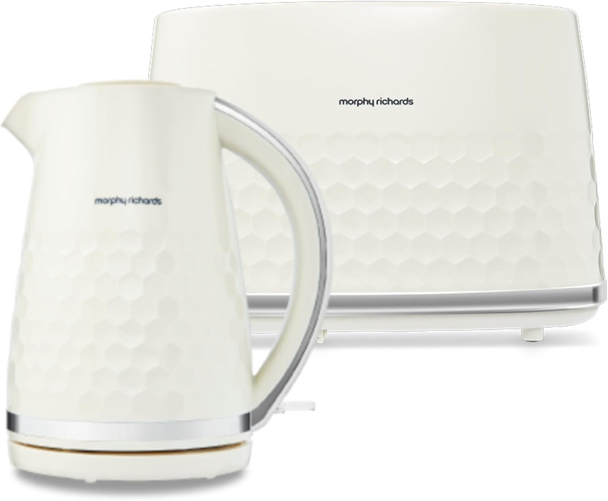 Morphy Richards Hive Cream 1.5L 3KW Kettle & 2 Slice Toaster Matching Set7