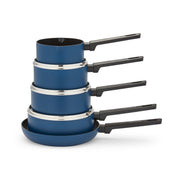 Morphy Richards 5 Piece Pan Set Blue Recycled Aluminium Cookware Set 8590021
