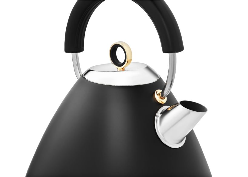 Morphy Richards Accents Black & Gold 1.5L 3KW Pyramid Kettle 102047