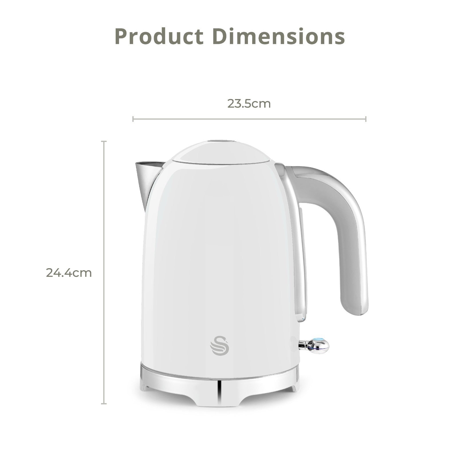 Swan Solace White Kettle Toaster Microwave and Matching Kitchen Storage Set14